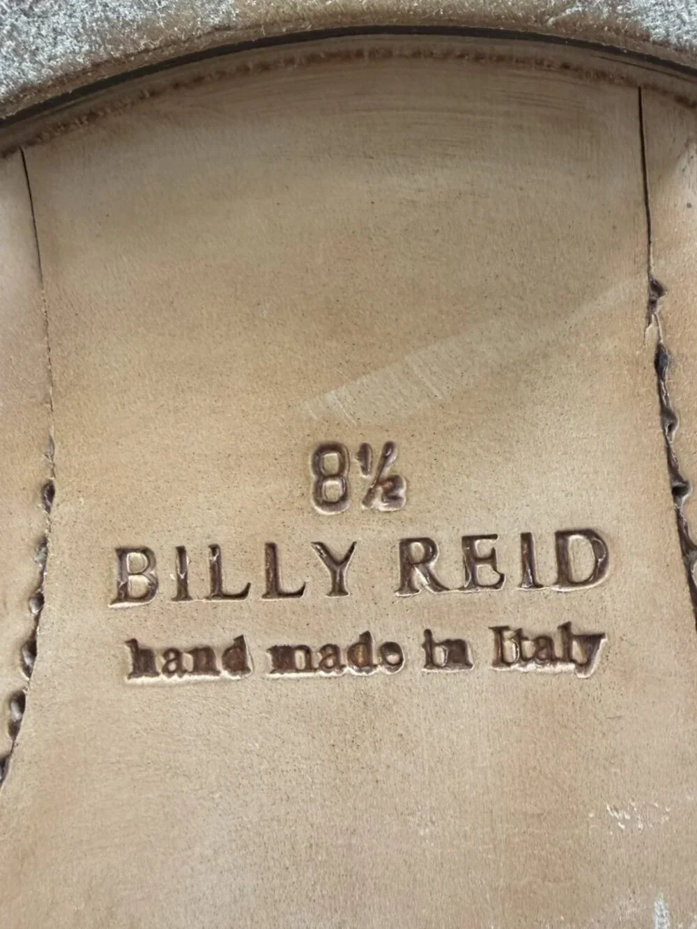 Billy Reid Brown Leather Cap-Toe Boots in Almost New Condition, Size 8 1/2